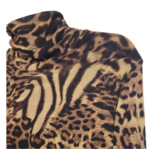 Blast Women’s Large Long Sleeve Animal Print Top - Picture 2 of 6